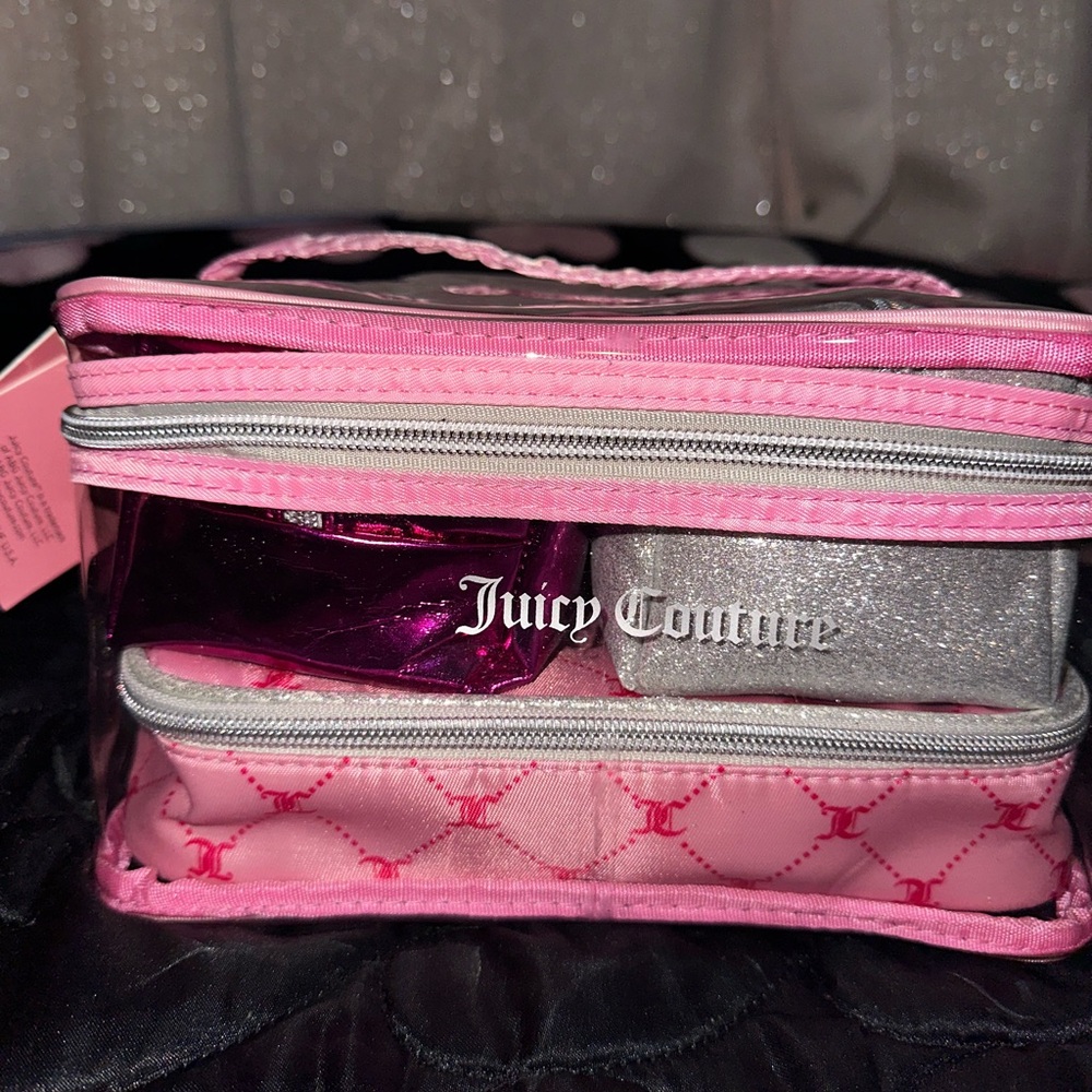 Juicy Couture Pink Cosmetic Bag